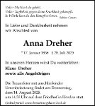 eine Anzeige