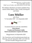 eine Anzeige